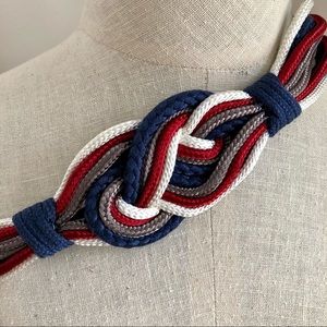 Vintage Twisted Rope Statement Belt